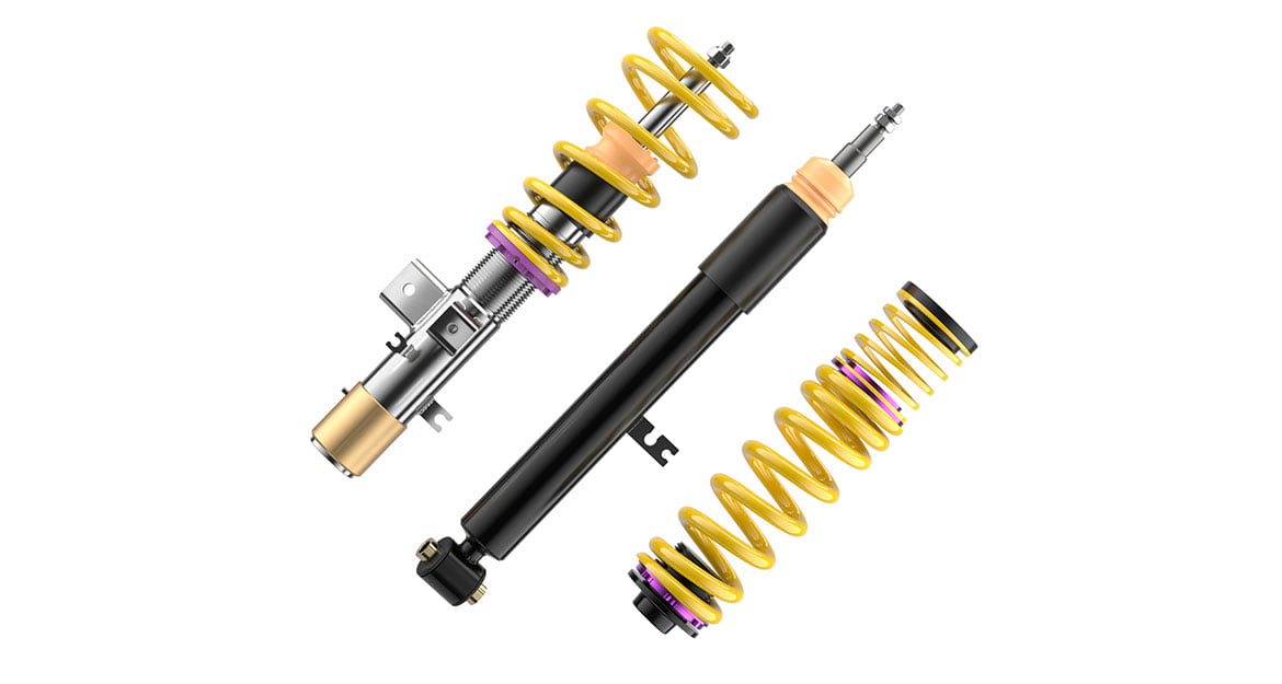 Overview of the KW V1 coilovers