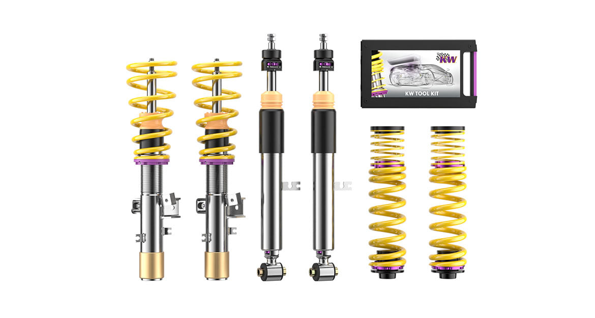 This is what you get when you buy the KW V3 coilover kit