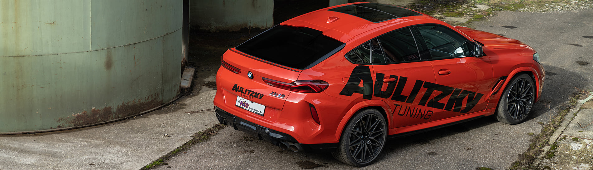 The suspension manufacturer KW automotive also offers this aftermarket suspension for Sport Utility Vehicles (SUVs), such as the BMW X5M Competition (F95) and BMW X6M Competition (F96).