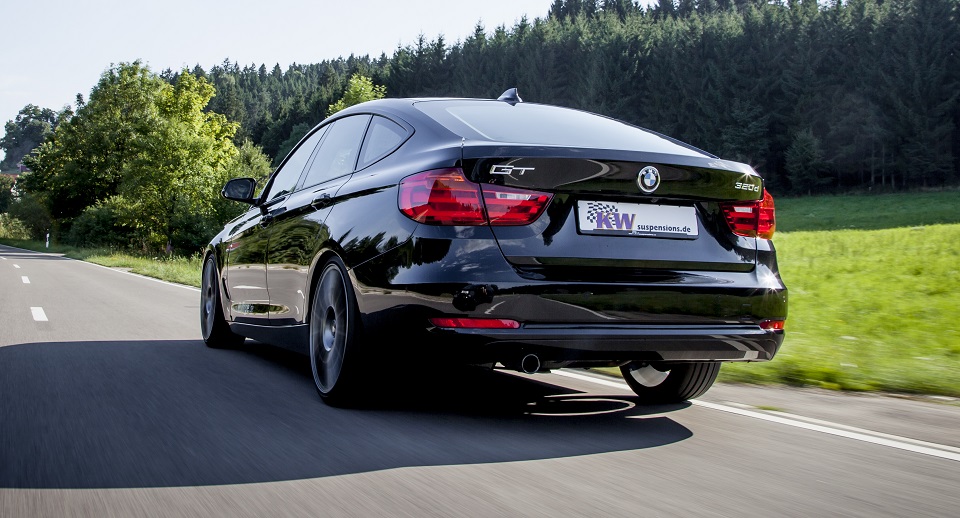 KW suspension installed in BMW GT F34