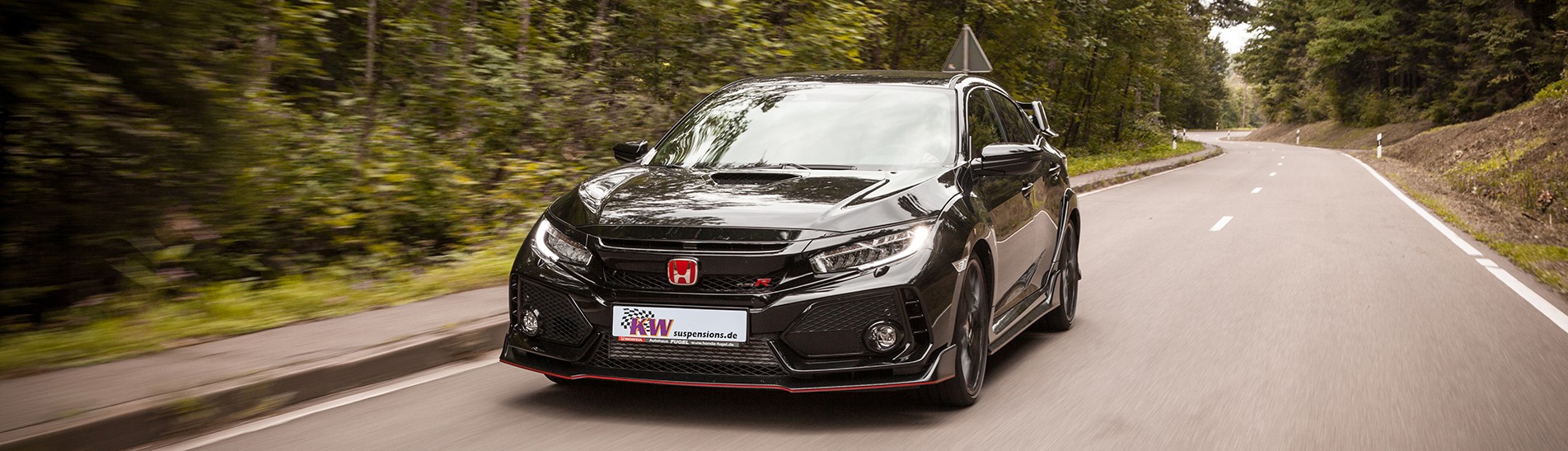 KW coilovers in a Honda Civic Type R